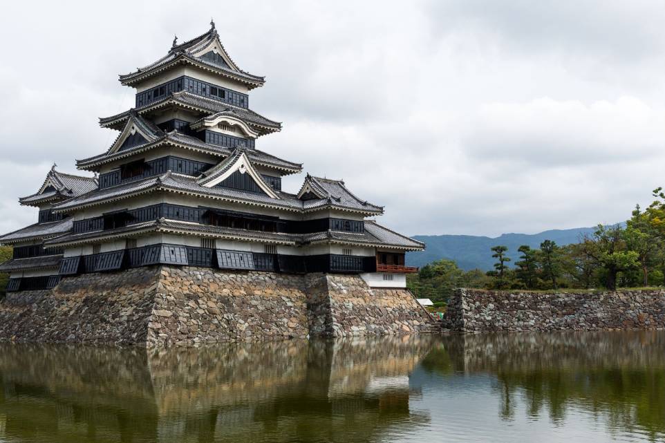 Castillo de Matsumoto, region de chubu, japon