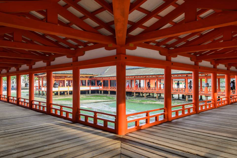 Itsukushima Shrine en Miyajima, region de chugoku, japon