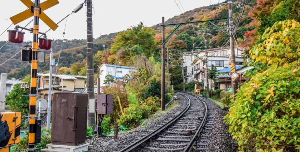 Medios de transporte en Hakone, Japón 