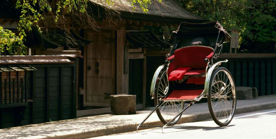 Rickshaw en Japón, transporte en Japón para tus vacaciones